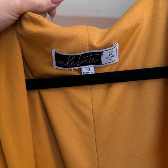 Bridesmaid Dress - Celebrate DB Flutter Sleeve Wrap Dress David’s Bridal - Picture 4 of 4